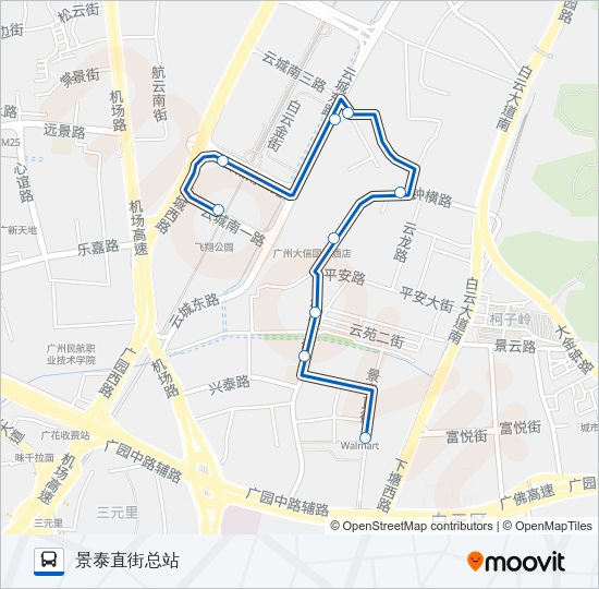 公交479路的线路图