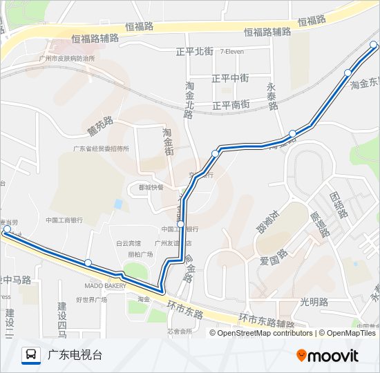 公交482路的线路图