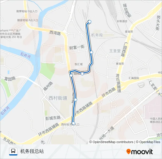 486路 Bus Line Map