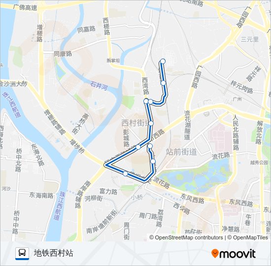 公交486路的线路图