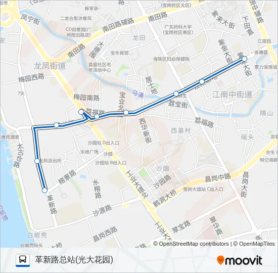 489路 Bus Line Map