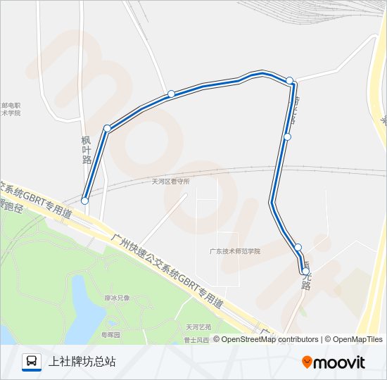 公交490路的线路图
