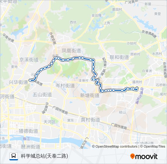 公交494路的线路图