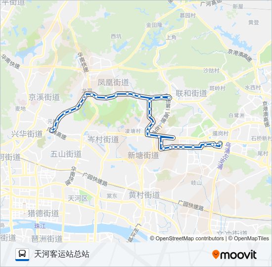 公交494路的线路图