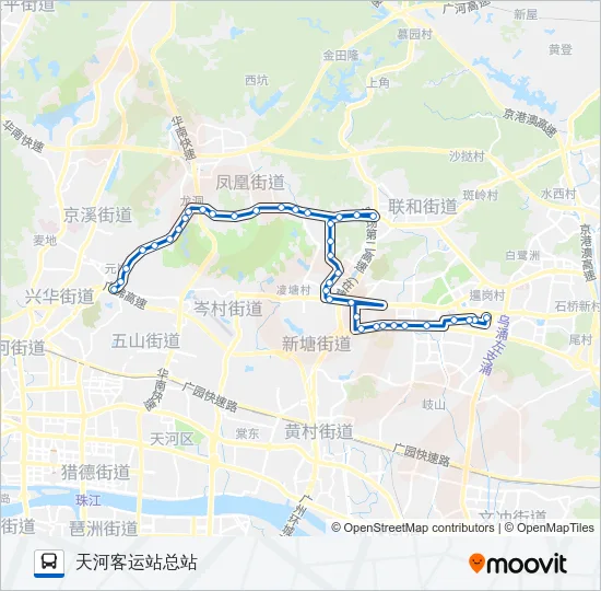 494路 Bus Line Map