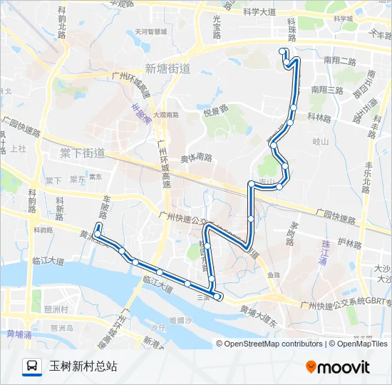 495路 Bus Line Map