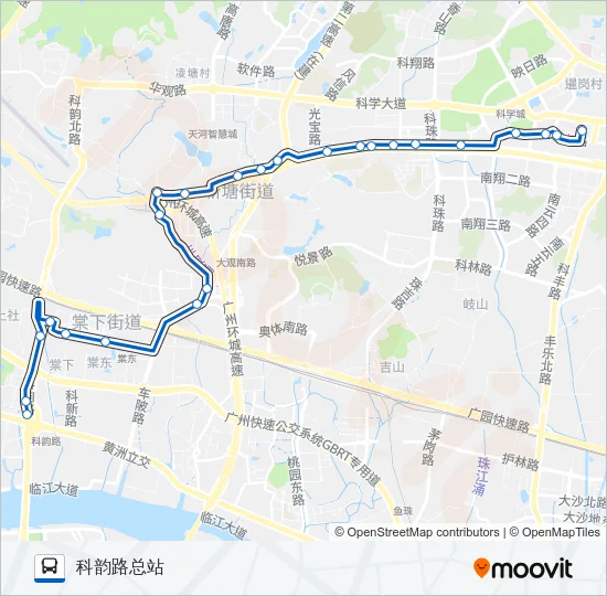 496路 Bus Line Map