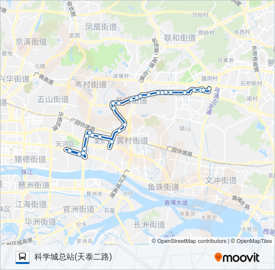 公交496路的线路图