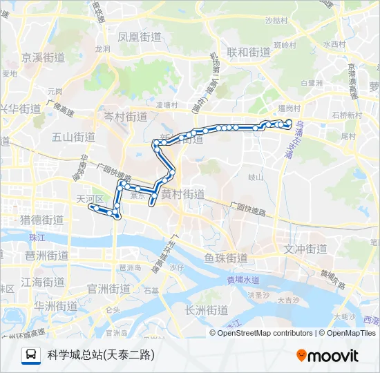 496路 Bus Line Map