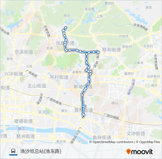497路 Bus Line Map