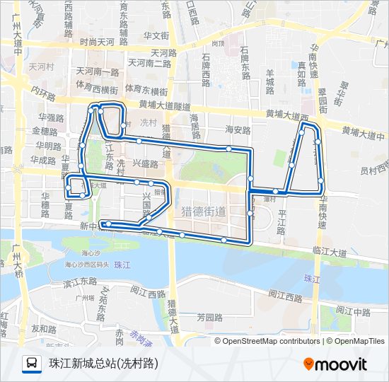 公交499路的线路图