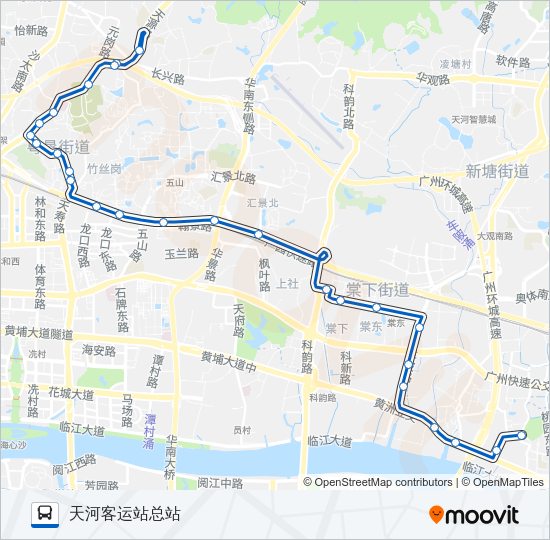 公交503路的线路图