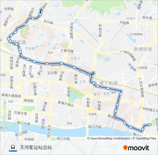 公交503路的线路图