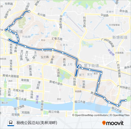 公交503路的线路图