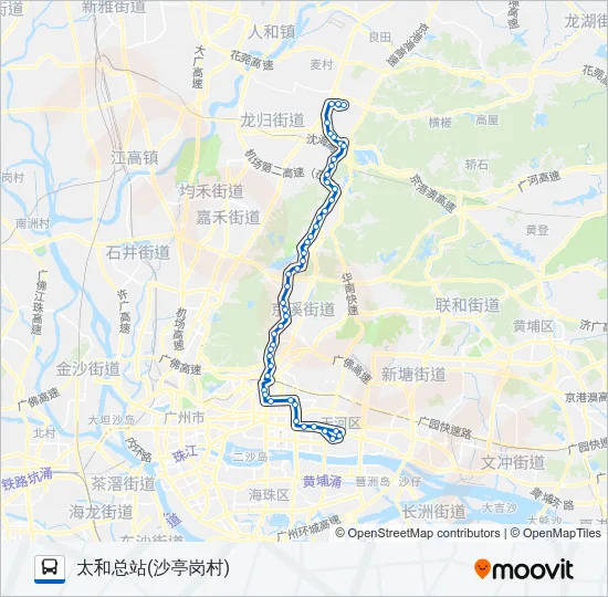504路 Bus Line Map