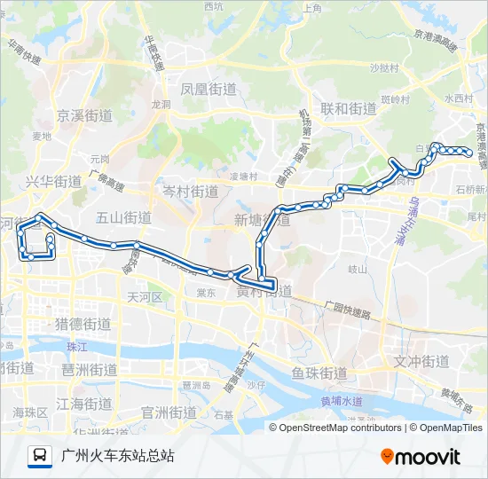 公交508路的线路图