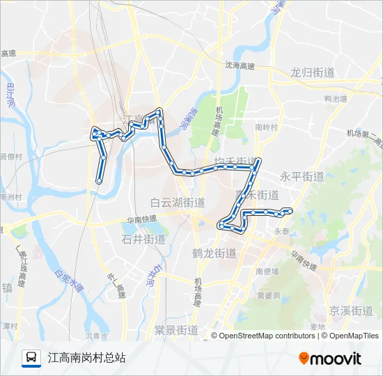 509路 Bus Line Map