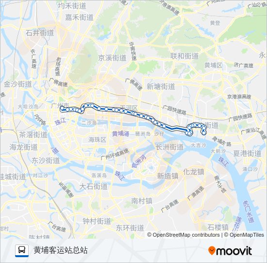 公交517路的线路图