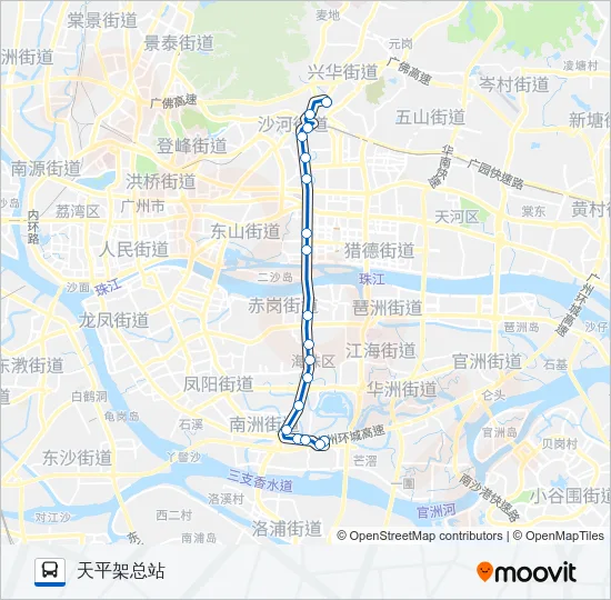 51A路 Bus Line Map