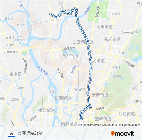523路 Bus Line Map