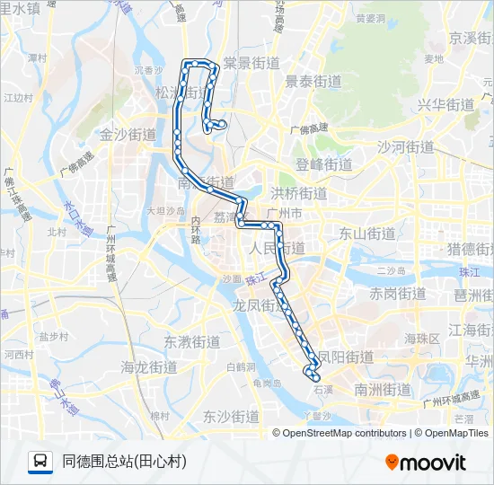 527路 Bus Line Map