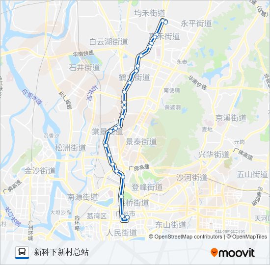 公交528路的线路图