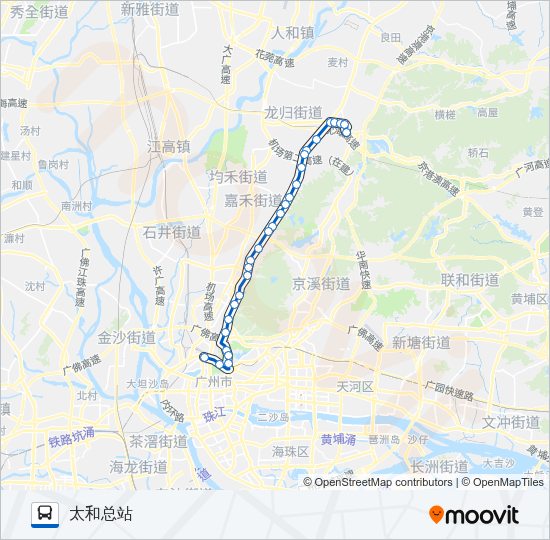 公交529路的线路图