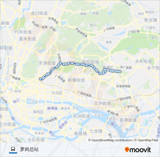 公交534路的线路图