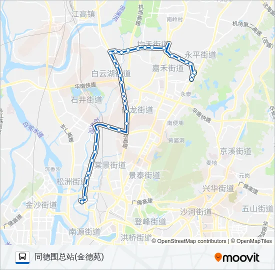 539路 Bus Line Map