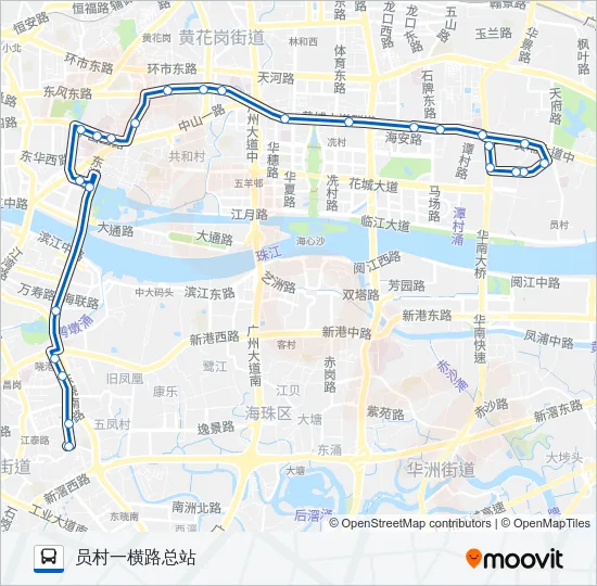 542路 Bus Line Map