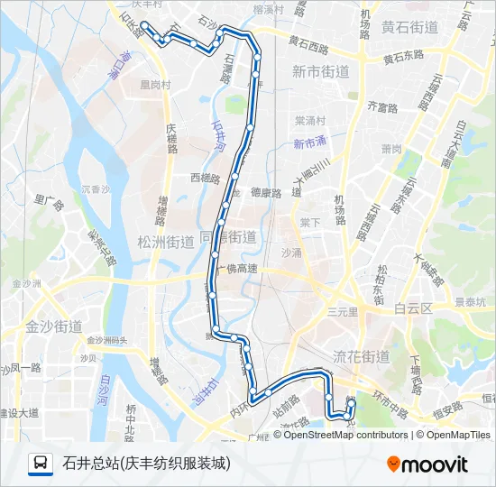 543路 Bus Line Map