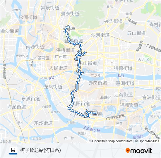 公交546路的线路图