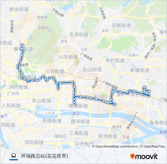 公交547路的线路图