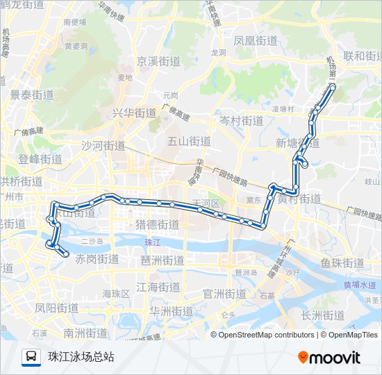 公交548路的线路图