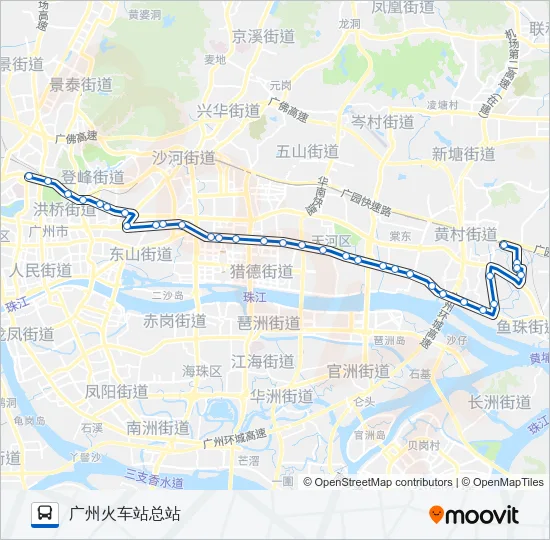 550路 Bus Line Map