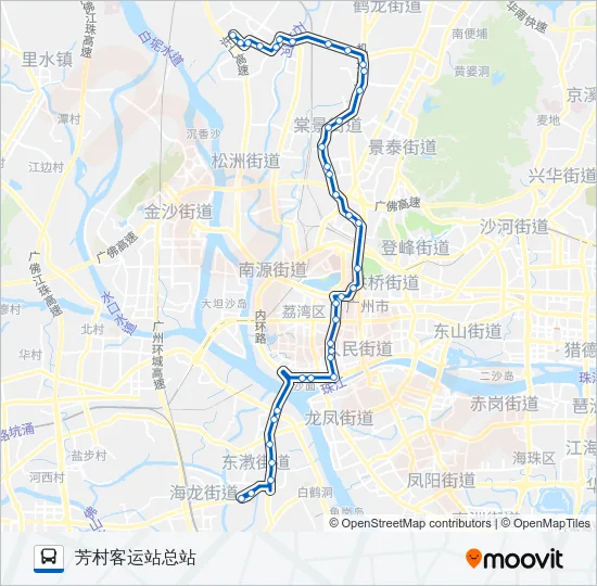 556路 Bus Line Map