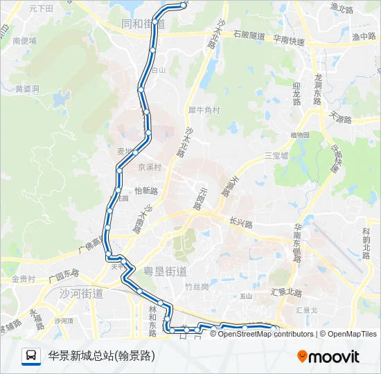 公交560路的线路图