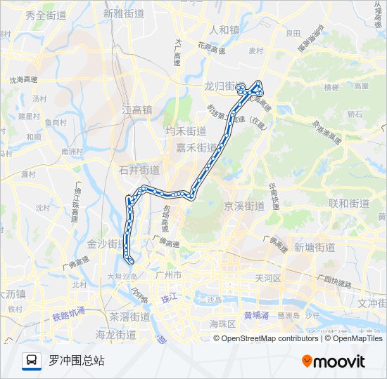 公交563路的线路图