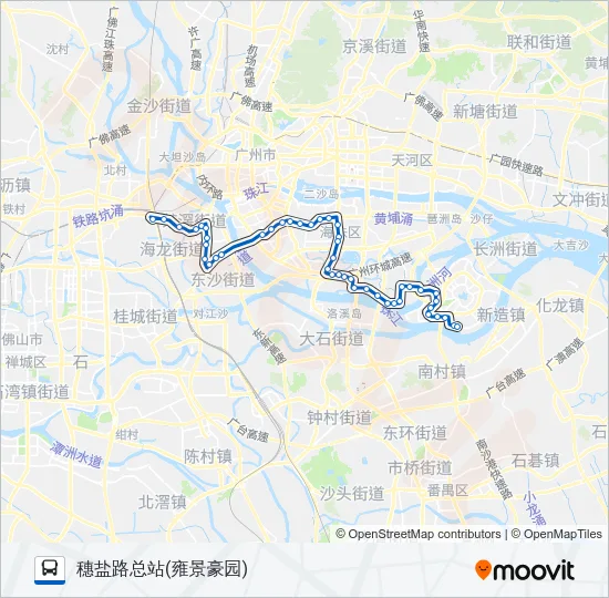 565路 Bus Line Map