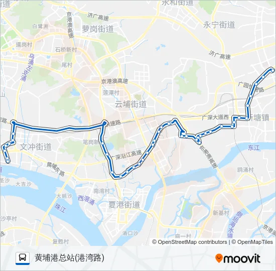 公交571路的线路图