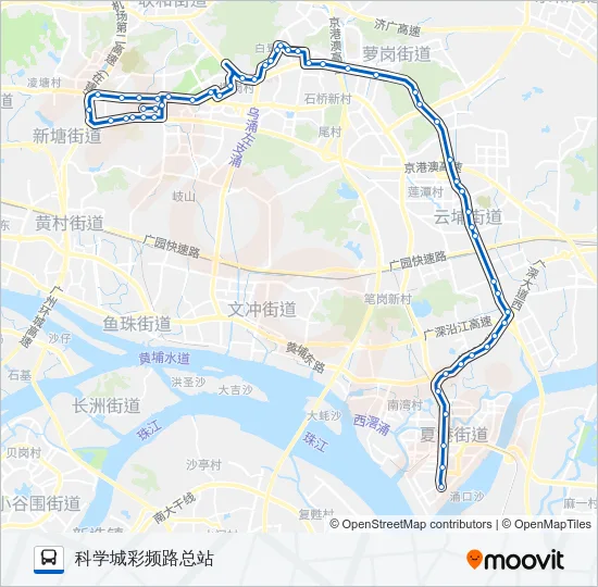 公交573路的线路图