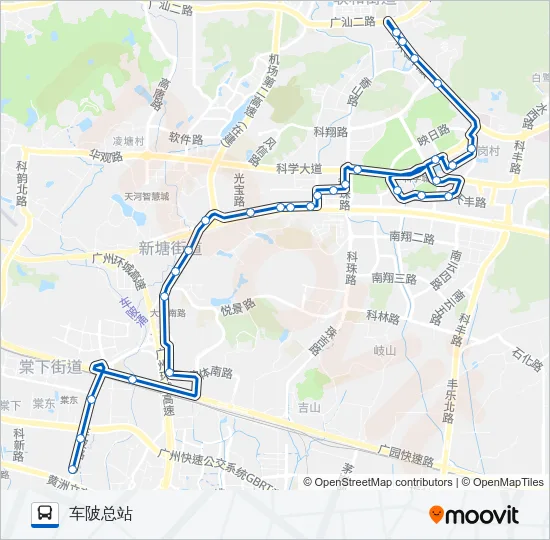公交574路的线路图