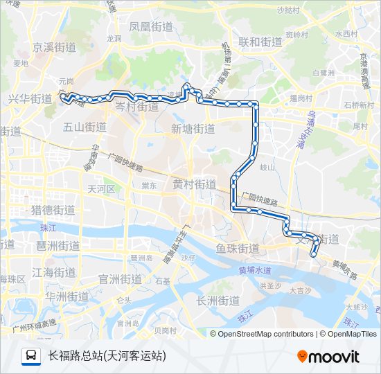 公交581路的线路图
