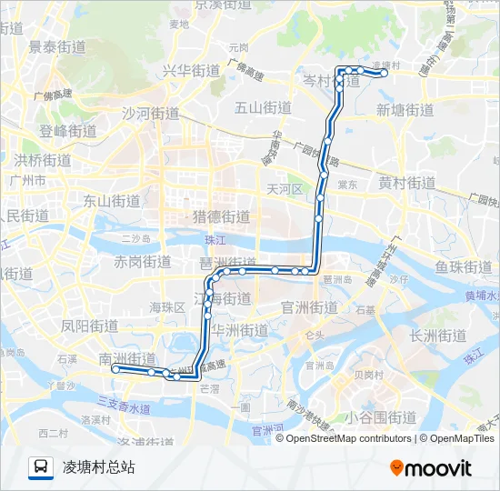 582路 Bus Line Map