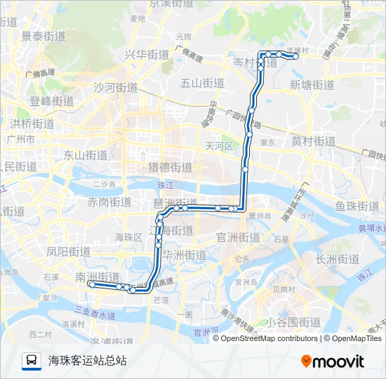 582路 Bus Line Map