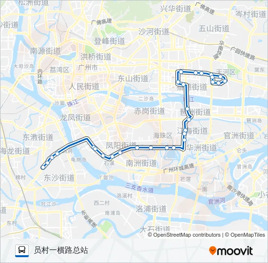 583路 Bus Line Map