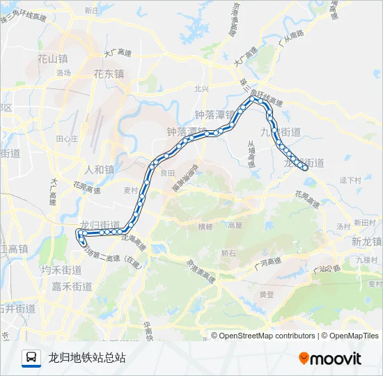 650路 Bus Line Map