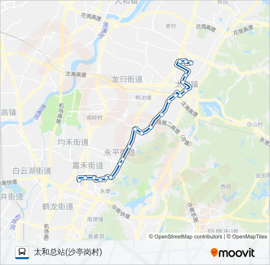 659路 Bus Line Map