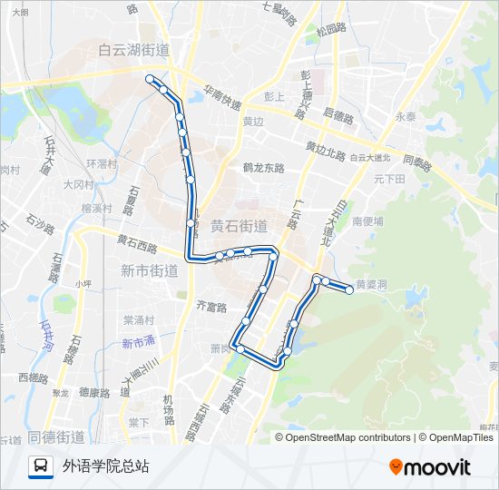 公交660路的线路图