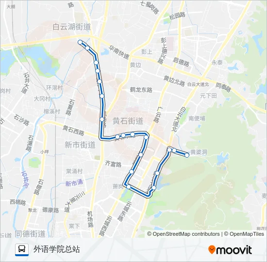 公交660路的线路图